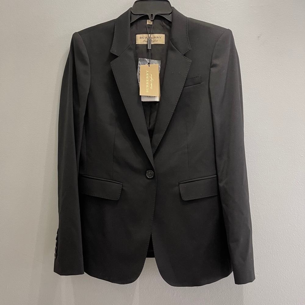 Burberry london Black blazer size 10